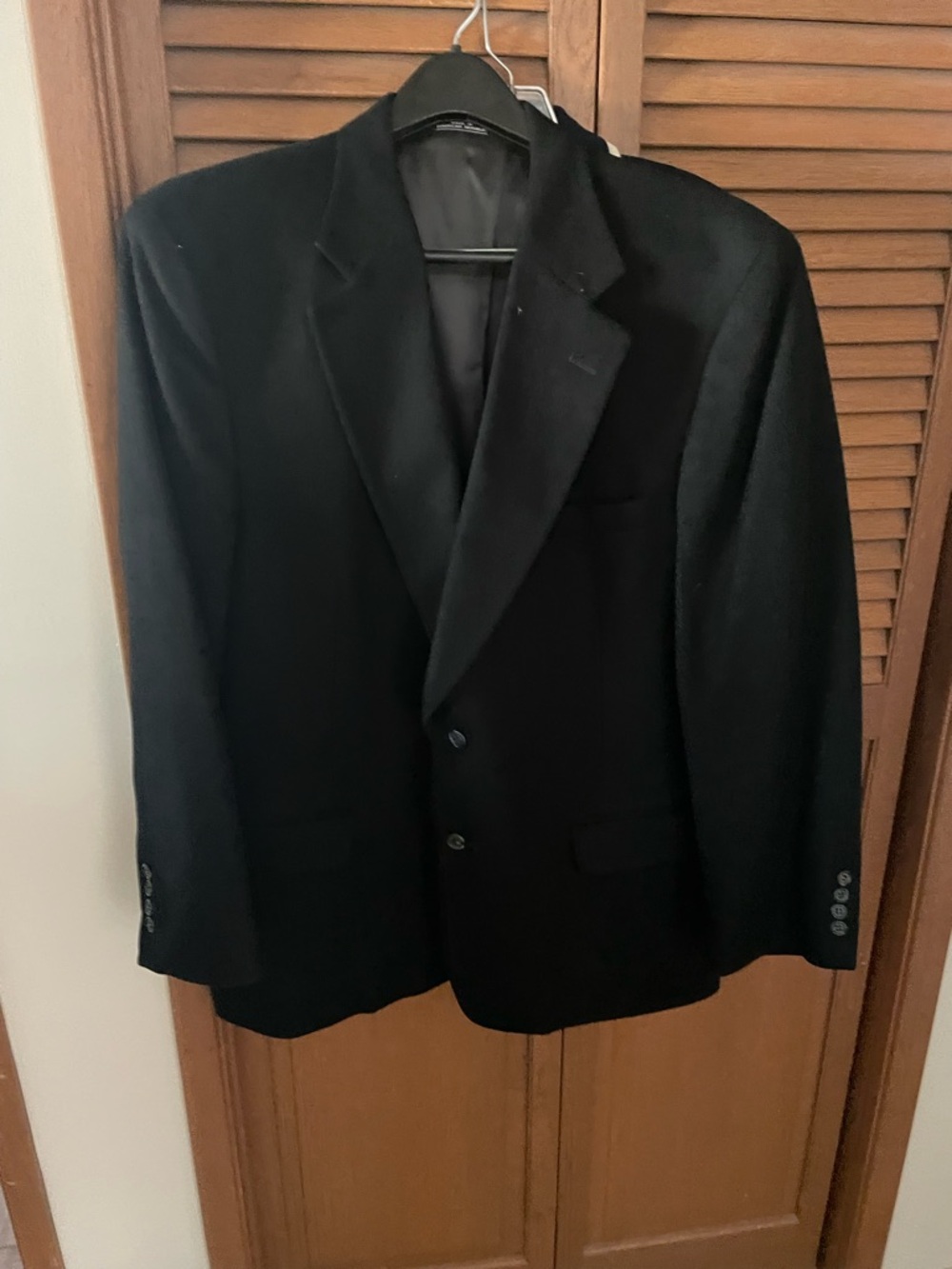 Club Room Black Men's Sport Coat - Two-Button Notch Lapel